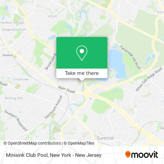 Minisink Club Pool map