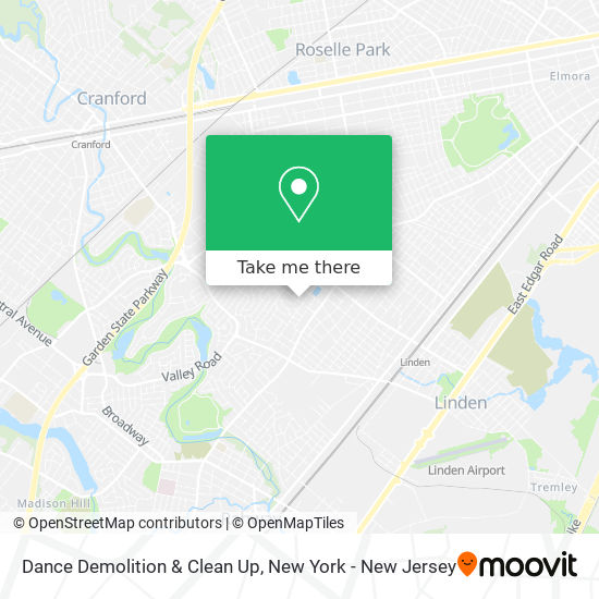Dance Demolition & Clean Up map