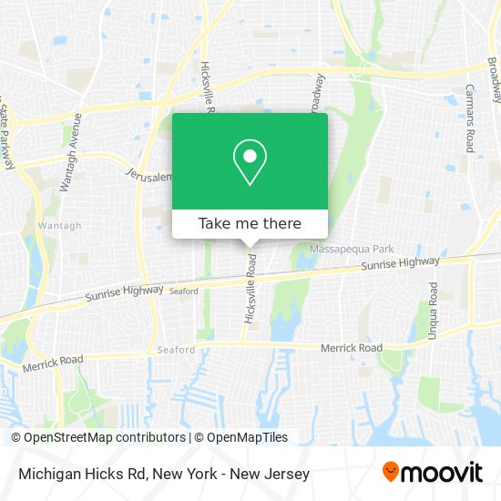 Mapa de Michigan Hicks Rd