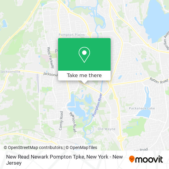 New Read Newark Pompton Tpke map