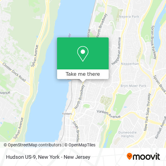 Hudson US-9 map