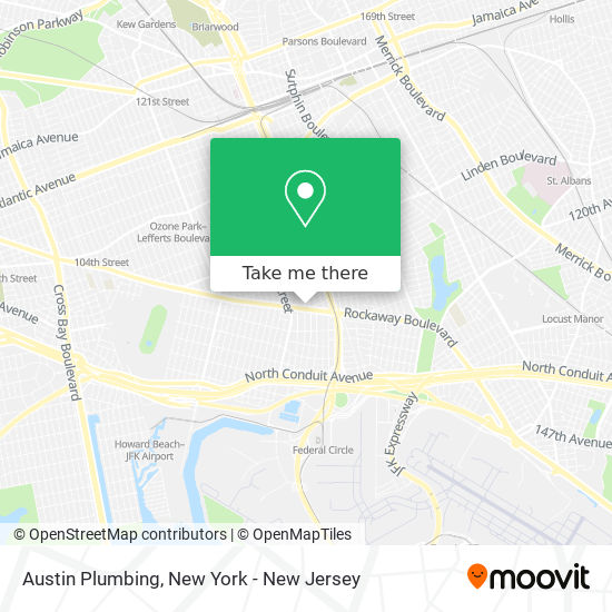 Mapa de Austin Plumbing