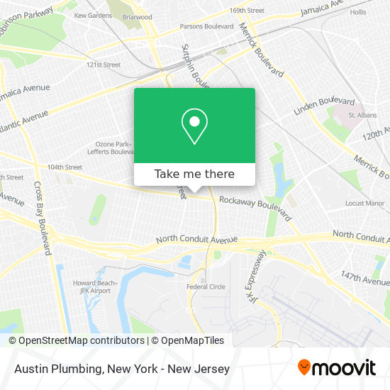 Austin Plumbing map