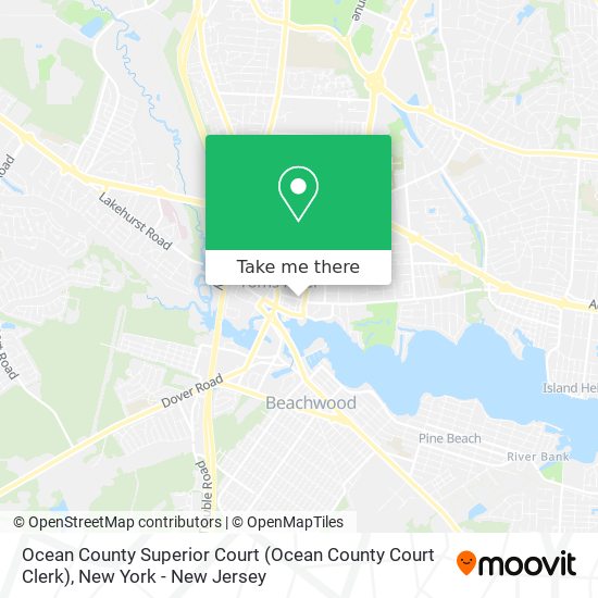 Ocean County Superior Court map
