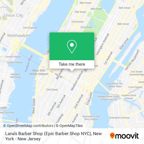 Lana's Barber Shop (Epic Barber Shop NYC) map
