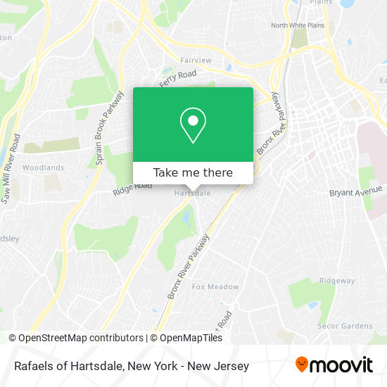 Rafaels of Hartsdale map