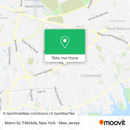 Metro by T-Mobile map