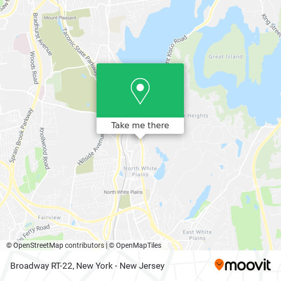 Broadway RT-22 map