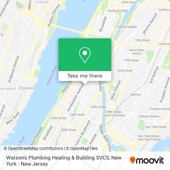 Watson's Plumbing Heating & Building SVCS map