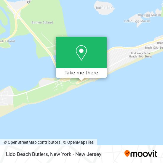 Lido Beach Butlers map