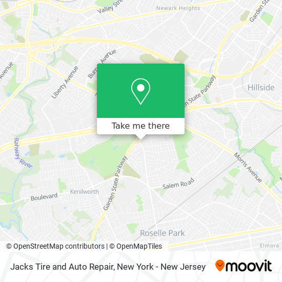 Jacks Tire and Auto Repair map