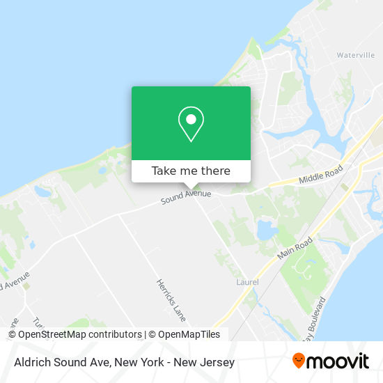 Mapa de Aldrich Sound Ave