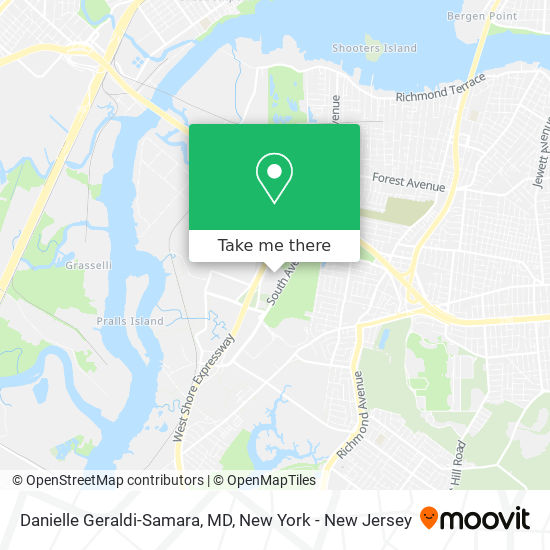 Mapa de Danielle Geraldi-Samara, MD