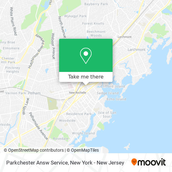 Mapa de Parkchester Answ Service