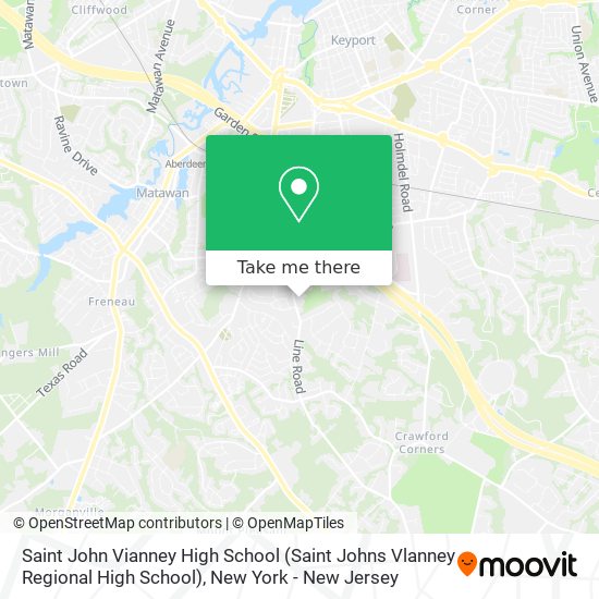 Mapa de Saint John Vianney High School (Saint Johns Vlanney Regional High School)