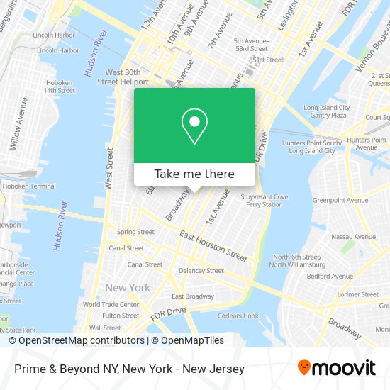 Prime & Beyond NY map