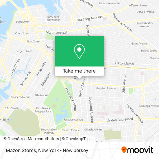 Mazon Stores map