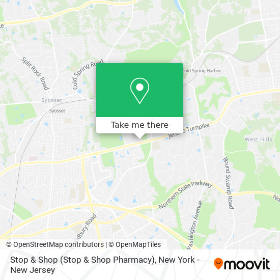 Mapa de Stop & Shop (Stop & Shop Pharmacy)