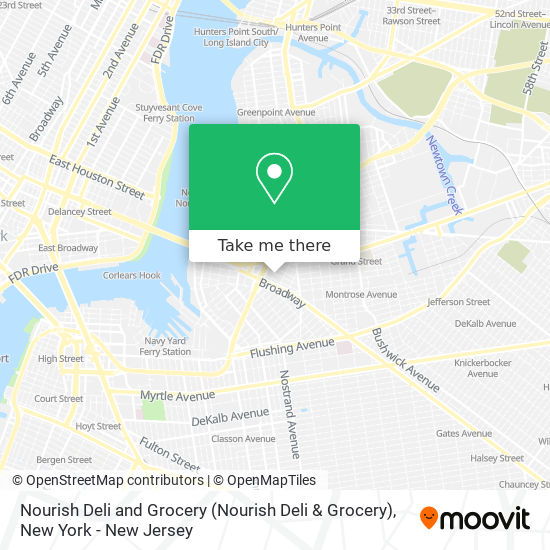Nourish Deli and Grocery map