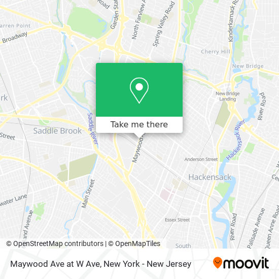 Mapa de Maywood Ave at W Ave