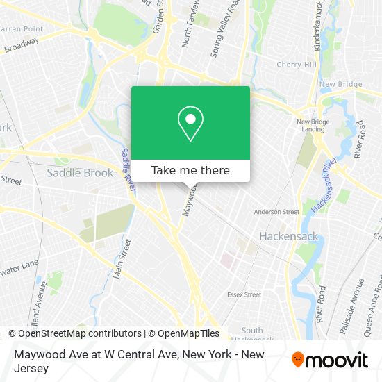 Mapa de Maywood Ave at W Central Ave