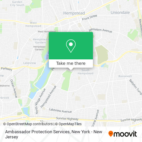 Ambassador Protection Services map