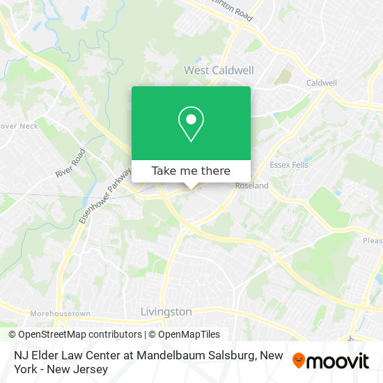 NJ Elder Law Center at Mandelbaum Salsburg map