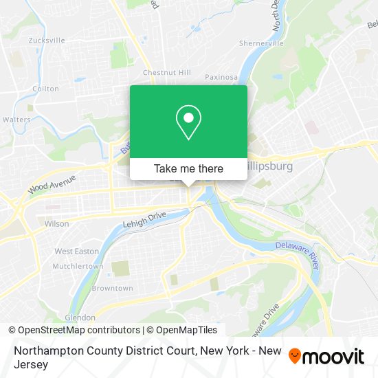 Northampton County District Court map