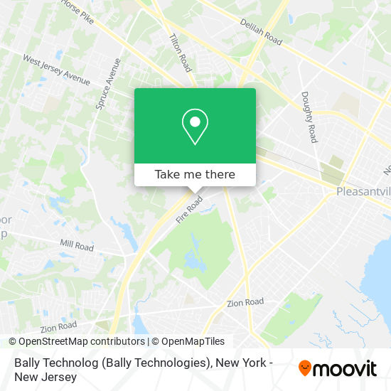 Mapa de Bally Technolog (Bally Technologies)