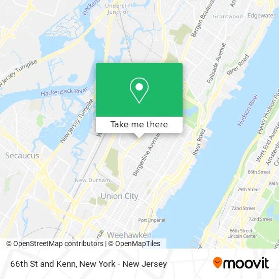 66th St and Kenn map