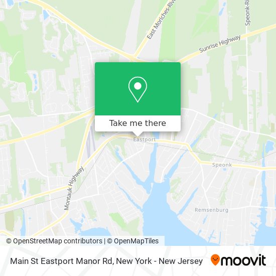 Mapa de Main St Eastport Manor Rd