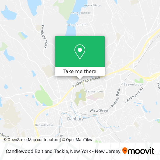 Candlewood Bait and Tackle map