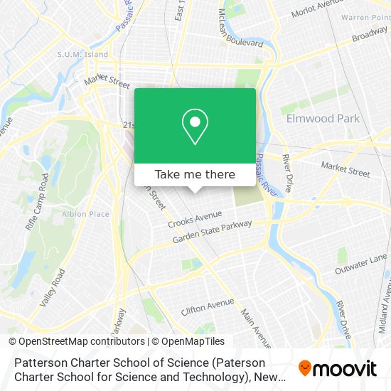 Mapa de Patterson Charter School of Science (Paterson Charter School for Science and Technology)