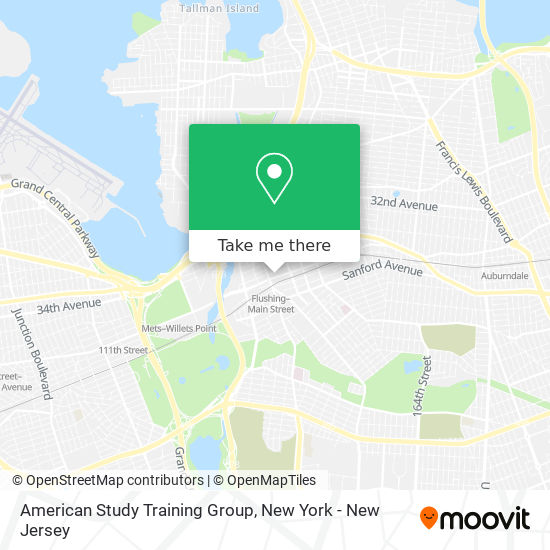 American Study Training Group map