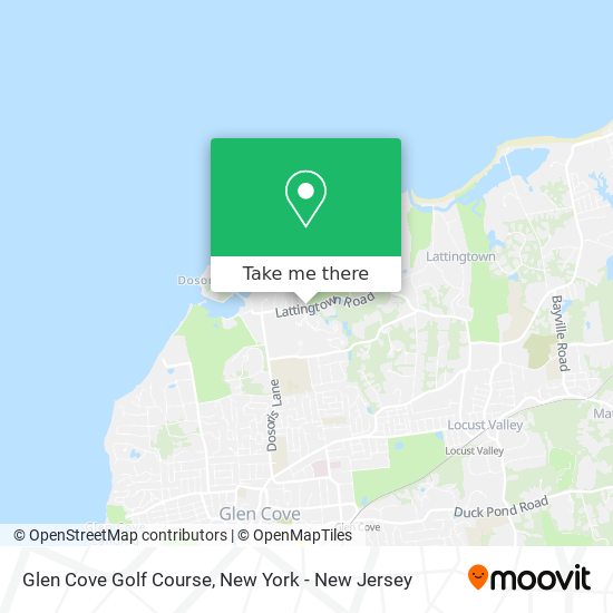 Glen Cove Golf Course map