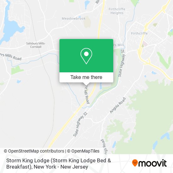 Mapa de Storm King Lodge (Storm King Lodge Bed & Breakfast)