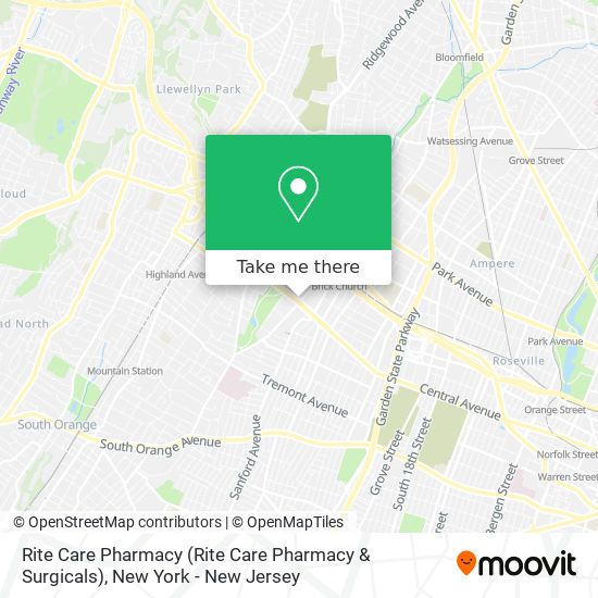 Mapa de Rite Care Pharmacy
