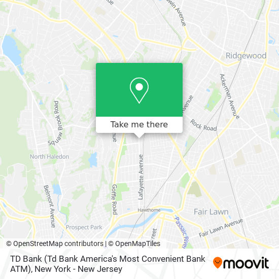 Mapa de TD Bank (Td Bank America's Most Convenient Bank ATM)