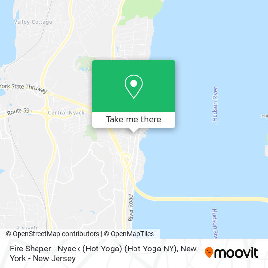 Mapa de Fire Shaper - Nyack (Hot Yoga) (Hot Yoga NY)