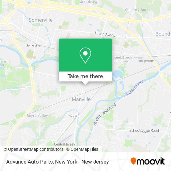 Mapa de Advance Auto Parts