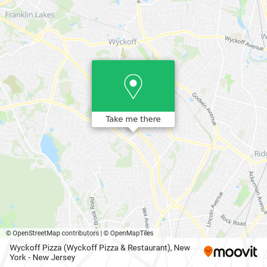 Mapa de Wyckoff Pizza (Wyckoff Pizza & Restaurant)