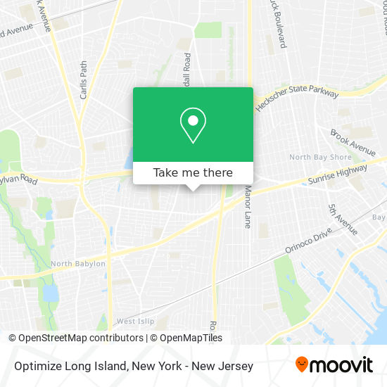 Optimize Long Island map
