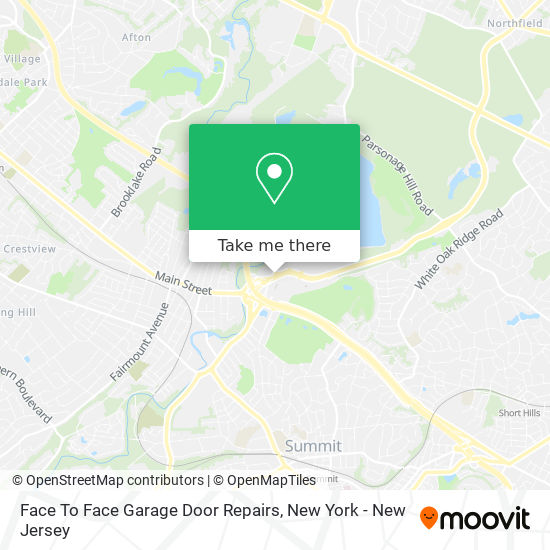 Mapa de Face To Face Garage Door Repairs