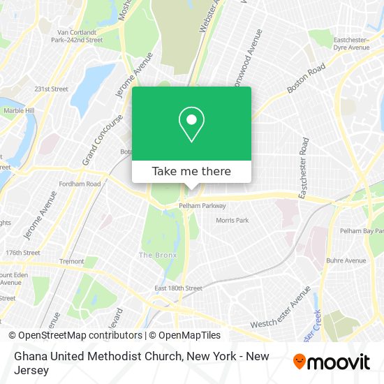 Ghana United Methodist Church map