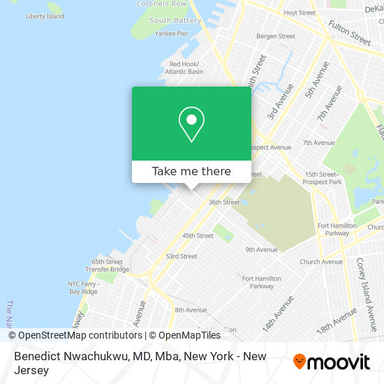 Mapa de Benedict Nwachukwu, MD, Mba