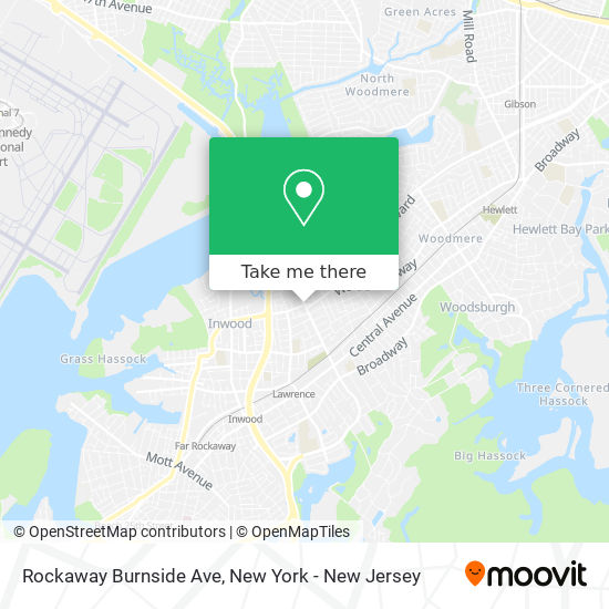Mapa de Rockaway Burnside Ave