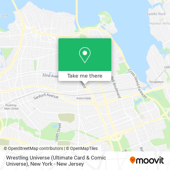 Mapa de Wrestling Universe (Ultimate Card & Comic Universe)