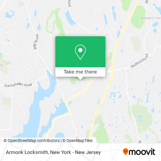 Mapa de Armonk Locksmith