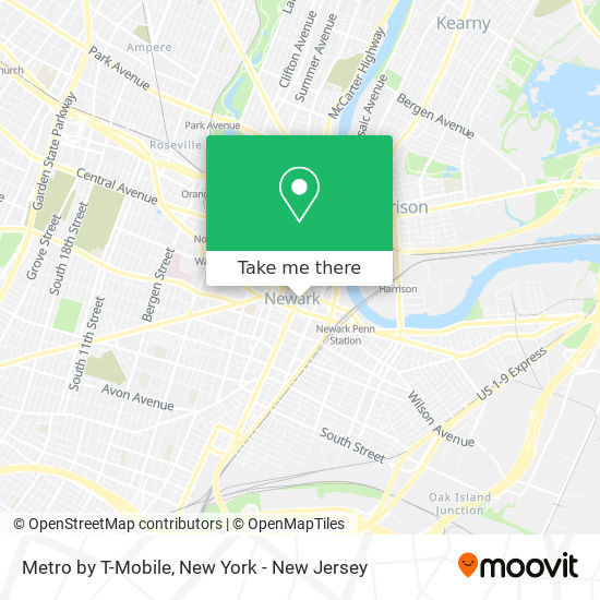 Metro by T-Mobile map