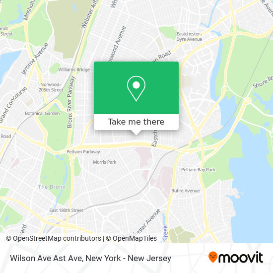 Mapa de Wilson Ave Ast Ave